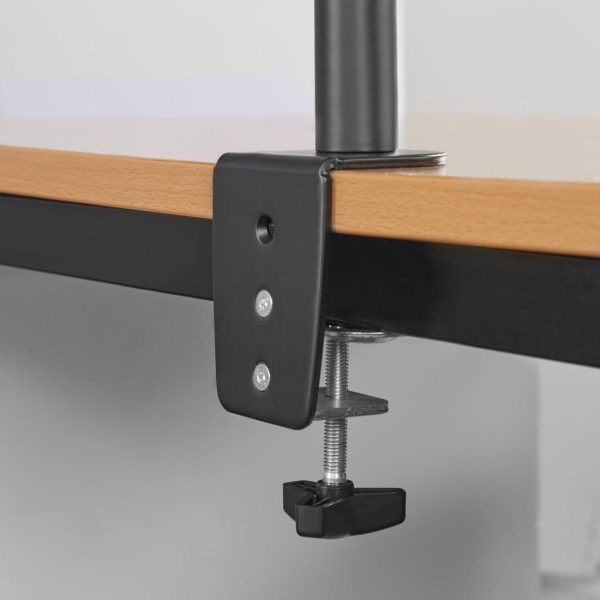 Стойка за 2 монитора за бюро HAMA Регулируема, 13" - 32", 8 кг, Swivel/Tilt, Черна 8