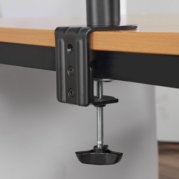 Стойка за 2 монитора за бюро HAMA Регулируема, 13" - 35", 15 кг, Swivel/Tilt, Черна 8