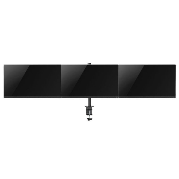 Стойка за 3 мониторa ACT AC8303, За бюро, Регулируема, 27", 21 кг, Черна 6