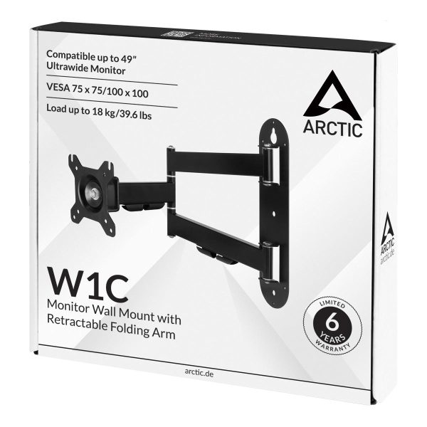 Стойка за монитор Arctic W1C - 49" с подвижно рамо за стена AEMNT00058A 8