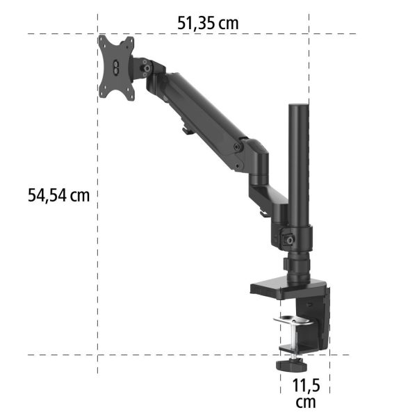 Стойка за монитор за бюро HAMA, Регулируема, 13"-35", 118496 13