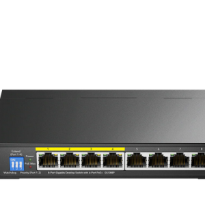 Суич Cudy GS1008P 8-портов Gigabit PoE+ Switch,60W, неуправляем 1