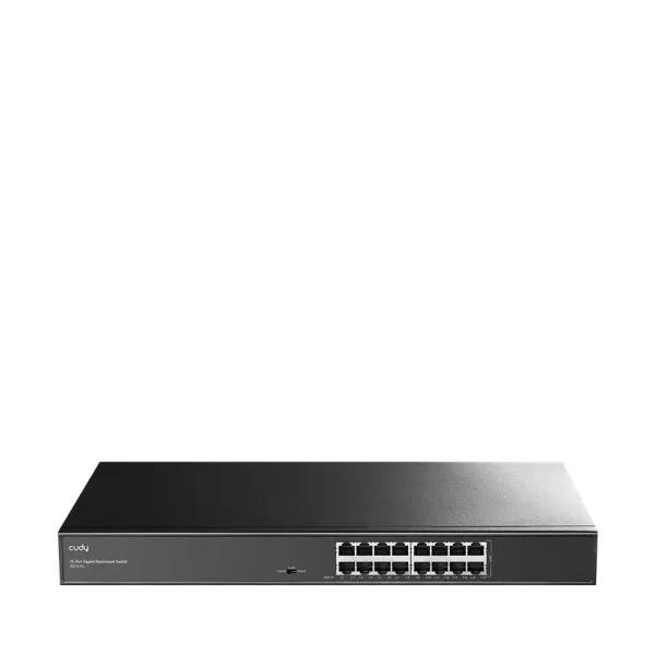 Суич  Cudy GS1016L, 16x порта, 10/100/1000, за 19"rack, метален 1