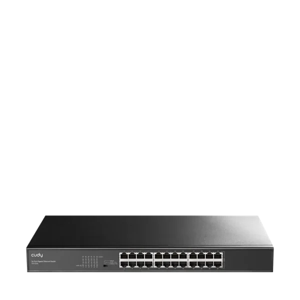 Суич Cudy GS1024L, 24x порт, 10/100/1000, за 19" шкаф, метален 1