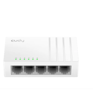 Суич Cudy GS105U, 5 портов, 10/100/1000, Auto-MDI/MDIX, USB-C Port 1