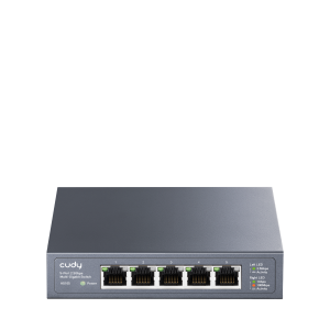 Суич Cudy HS105, 5x2.5G портов Gigabit Ethernet (RJ45), Метален корпус 1