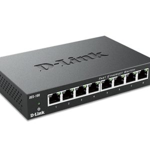 Суич D-Link DES-108/E, 8 портов 10/100 , метален корпус 1