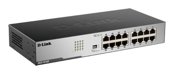 Суич D-Link DGS-1016D/E, 16 портов 10/100/1000, Desktop, rack mount 2
