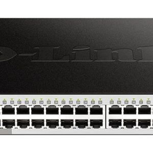 Суич D-Link DGS-1210-52, 48 портов 10/100/1000 Base-T port with 4 x 1000Base-T /SFP ports, управляем, за монтаж в шкаф 1