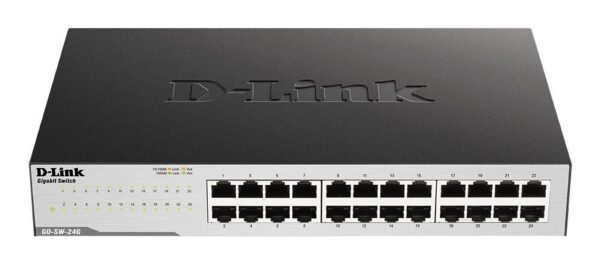 Суич D-Link GO-SW-24G/E, 24 портов 10/100/1000 1