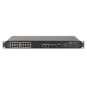 Суич Dahua PFS4218-16ET-240, 16 портов, управляем, PoE, Gigabit 1