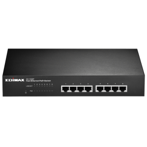 Суич EDIMAX ES-1008P, 8 PoE порта, 10/100Mbps 1