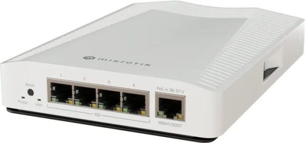 Суич MikroTik -CRS304-4XG-IN, 1 x Gigabit Ethernet ports, 4 x 10G, PoE in:802.3af/at 1