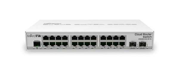 Суич Mikrotik CRS326-24G-2S+IN, 24xGigabit LAN, 2xSFP+ cages 1
