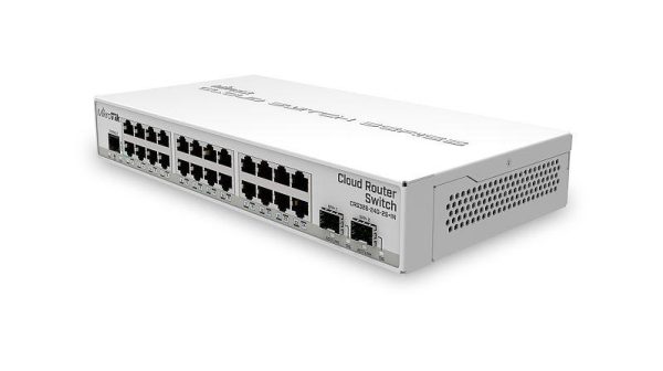 Суич Mikrotik CRS326-24G-2S+IN, 24xGigabit LAN, 2xSFP+ cages 2