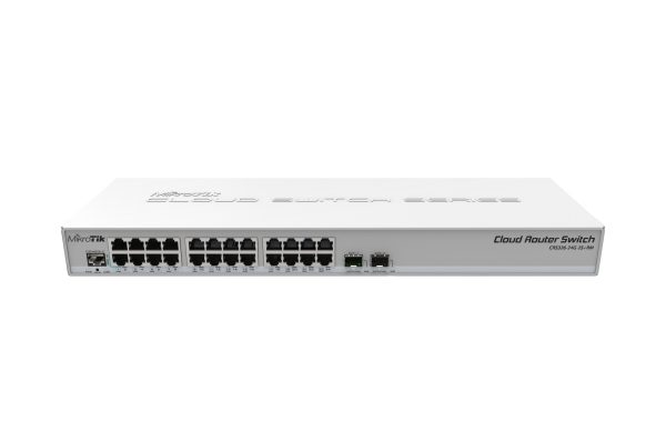 Суич Mikrotik CRS326-24G-2S-RM, 24xGigabit LAN, 2xSFP+ cages 1
