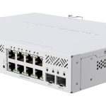 Суич MikroTik CSS610-8P-2S+IN, 8 x Gigabit Ethernet ports, 2 x SFP 1