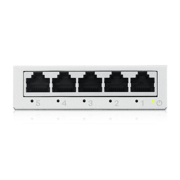 Суич ZYXEL GS-105B v5, 5 портов, Gigabit, метален корпус 1