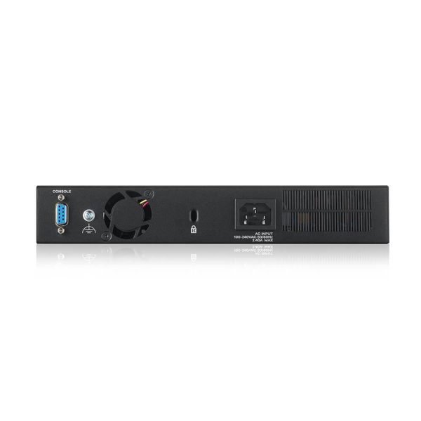 Суич ZyXEL GS-2220-10HP, 10 портов Layer2+, 8x Gigabit PoE + 2x Gigabit combo (RJ45/SFP), управляем 3