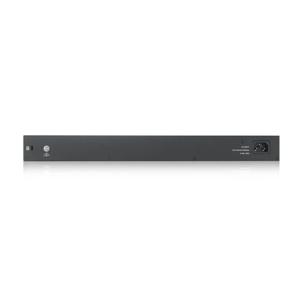 Суич ZyXEL GS-2220-28, 24 портов Layer2+, 24x Gigabit + 4x Gigabit combo (RJ45/SFP), управляем 3