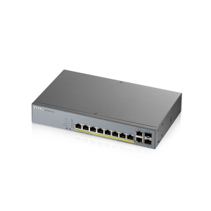 Суич ZyXEL GS1350-12HP, 12-портов, Gigabit, Управляем, PoE 130W 1