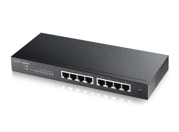 Суич ZYXEL GS1900, 8 портов управляем, Gigabit 2