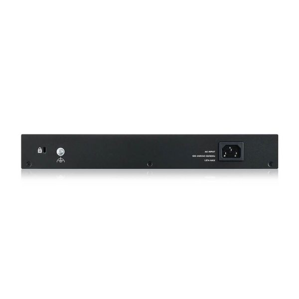 Суич ZyXEL GS1915-24EP, 24-портов, Gigabit, Управляем, Монтаж в шкаф, PoE 4