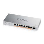 Суич ZyXEL XMG-108HP  8 портов 2,5Gb + 1xSFP+, 100W PoE++, неуправляем 1