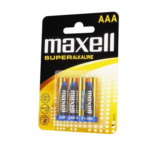 Супералкални батерии MAXELL LR03 XL /4 бр. в опаковка/ 1.5V 2