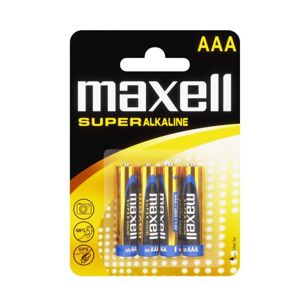Супералкални батерии MAXELL LR03 XL /4 бр. в опаковка/ 1.5V 3