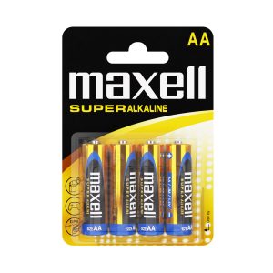 Супералкални батерии  MAXELL LR6 XL /4 бр. в блистер/ 1.5V 1
