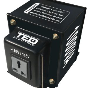 TED ELECTRIC волтов конвертор  220V / 110V  Up / Down  1000VA  TED003645 1