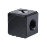 Терминал за свързване Alphacool Eiszapfen, G1/4 IT, 5 посочвен, Черен 1