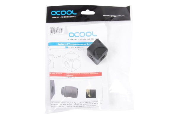 Терминал за свързване Alphacool Eiszapfen, G1/4 IT, 5 посочвен, Черен 4