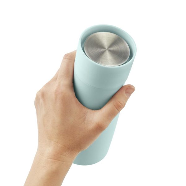 Термо чаша Xavax To Go, 400 ml, Изолирана, Отвор за напитки, Пастелно синьо 8