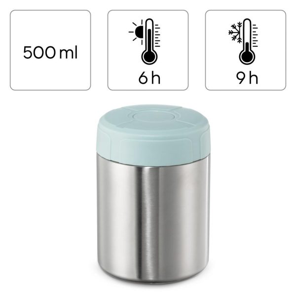 Термо съд Xavax To Go, Неръждаема стомана, 500 ml, Син 6