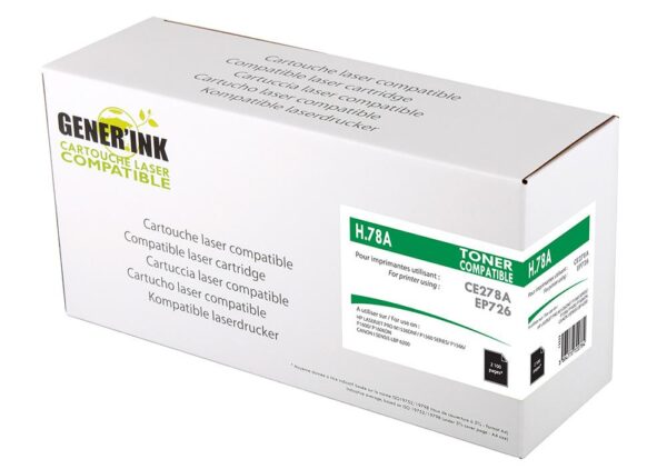Тонер касета GENERINK CE278A, P1566/P1560/P1600/P1606/M1536/M1530, HP, Черен 1