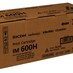 Тонер касета Ricoh IM 600H, За Ricoh P801, IM600F, 40000 копия, Черен 1