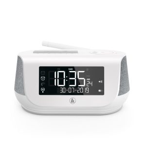 Цифрово радио Hama DR36SBT, FM/DAB/DAB+/Bluetooth, Бял 1