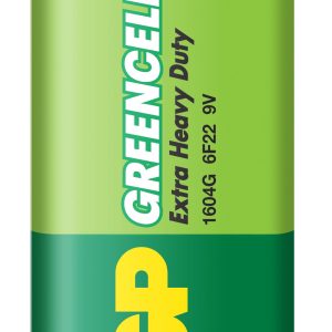Цинк карбонова батерия GP 6F22 /9V/ Greencell 1604GLF-B 1 бр. shrink 1
