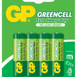 Цинк карбонова батерия GP R6  GREENCELL 15G-U4 /4 бр. в опаковка/ blister 1.5V 1