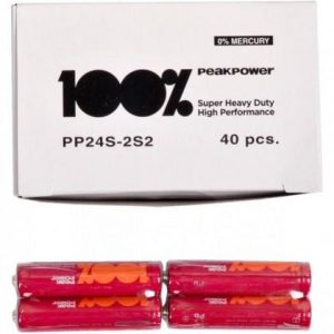 Цинк карбонова батерия GP R6 PEAKPOWER, PP-S2, 2 бр. в опаковка / shrink, 1.5V 1