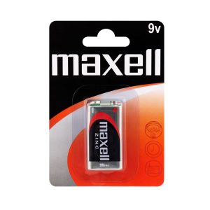Цинк Манганова батерия MAXELL 6F22 /9V/ 1 бр. в блистер -20бр/кутия 1