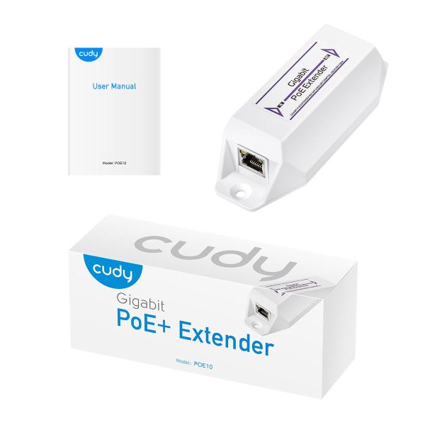 Удължител за LAN кабел Cudy POE10, До 100м., PoE 6