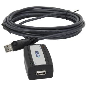 Удължителен кабел ATEN UE250, USB-A мъжко - USB-A женско , 5 м, USB 2.0, Черен 1