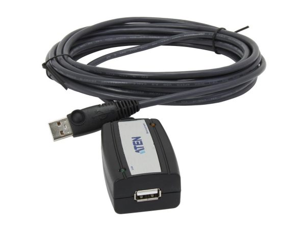 Удължителен кабел ATEN UE250, USB-A мъжко - USB-A женско , 5 м, USB 2.0, Черен 1