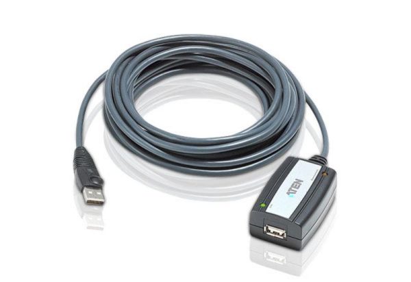 Удължителен кабел ATEN UE250, USB-A мъжко - USB-A женско , 5 м, USB 2.0, Черен 2