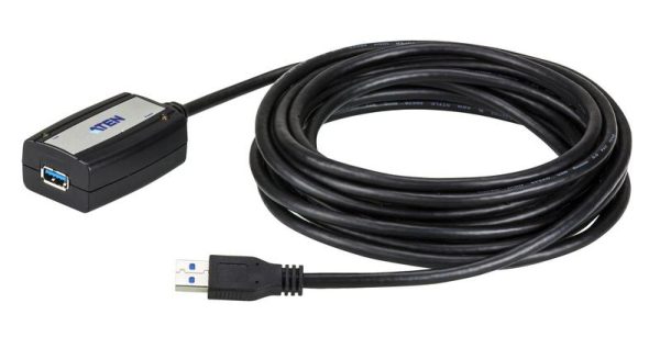 Удължителен кабел ATEN UE350A, USB-A мъжко - USB-A женско , 5 м, USB 3.0, Черен 1