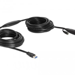 Удължителен кабел DeLock, Активен, USB-A мъжко - USB-A женско, USB 3.0, 10 м 1