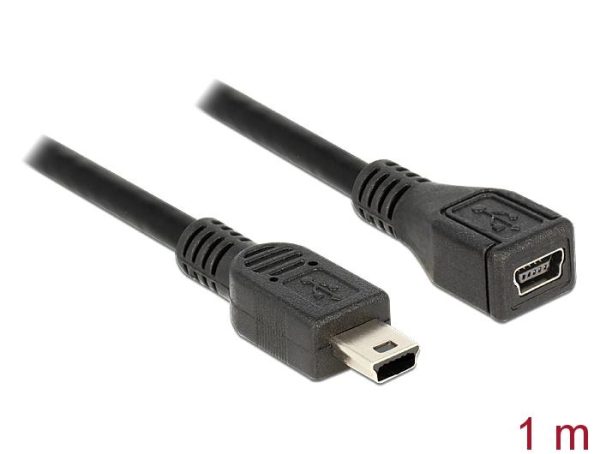 Удължителен кабел DeLock, USB-B женско - USB-B мъжко, USB 2.0, 1 м 2